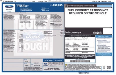 2020 Ford Transit-250 Base Cargo Van
