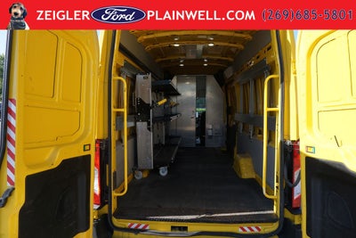 2022 Ford Transit-250 Base High Roof Extended Yellow Cargo Van Navigation R C