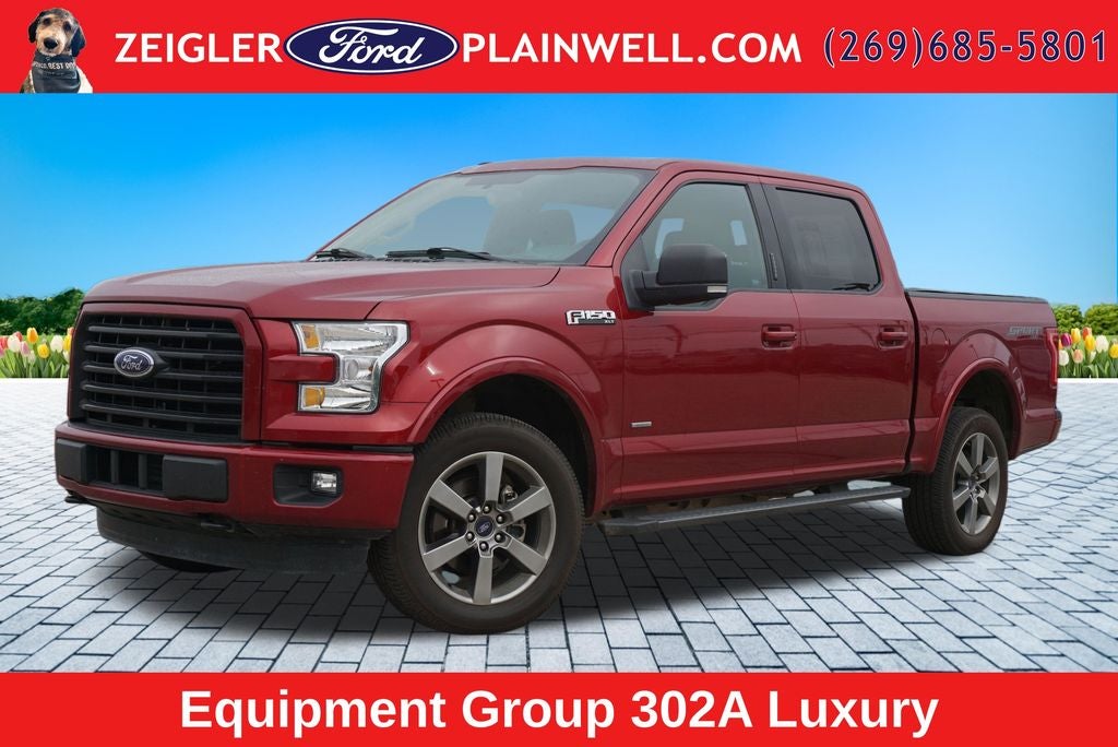 2016 Ford F-150 XLT Sport Appearance Pkg Panoramic Roof 4x4 3.5L Eco