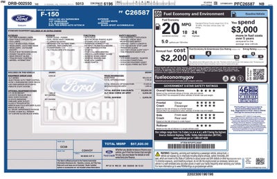 2023 Ford F-150 XLT Sport Crew Cab 4x4 Rear Camera