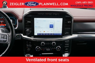2021 Ford F-150 Lariat FX4 Heated Cooled Leather Nav 360 Camera Trailer T