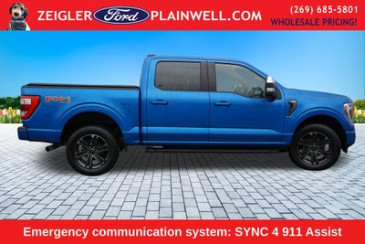 2021 Ford F-150 Lariat FX4 Heated Cooled Leather Nav 360 Camera Trailer T