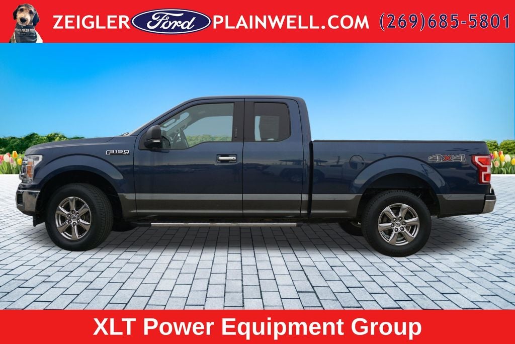 2018 Ford F-150 XLT 302A CREW CAB 4X4 CHROME PKG NAVIGATION