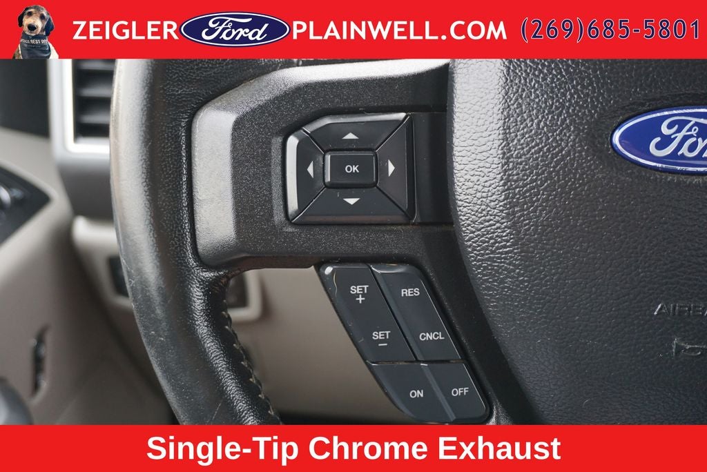 2018 Ford F-150 XLT 302A CREW CAB 4X4 CHROME PKG NAVIGATION