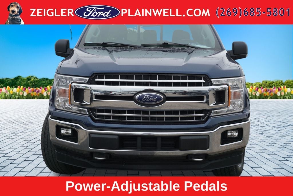 2018 Ford F-150 XLT 302A CREW CAB 4X4 CHROME PKG NAVIGATION