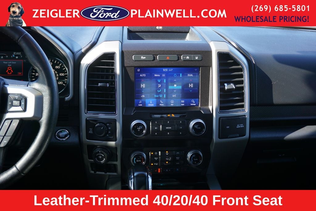 2020 Ford F-150 Lariat Sport Heated Cooled Leather Pano Roof Nav 360 Came