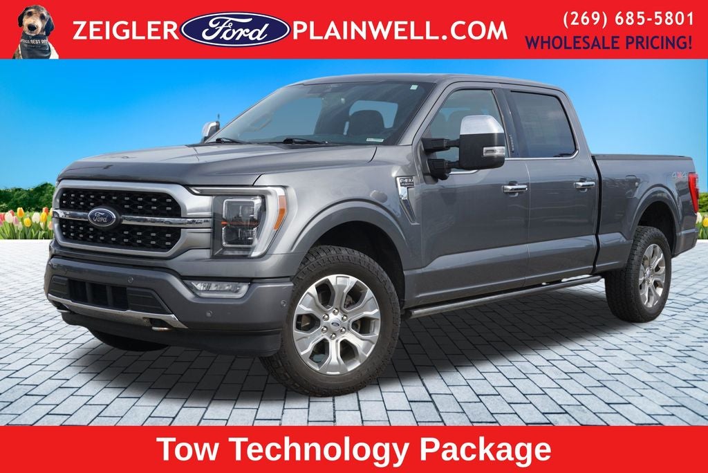 2022 Ford F-150 Platinum Twin Panel Roof Int Work Surface Tow Co-Pilot360 A