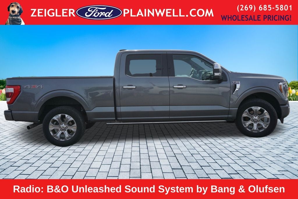 2022 Ford F-150 Platinum Twin Panel Roof Int Work Surface Tow Co-Pilot360 A