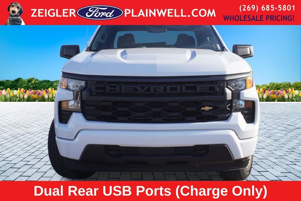 2023 Chevrolet Silverado 1500 Custom Convience Value Pkg 4x4 Trailering Tow 20" Wheels