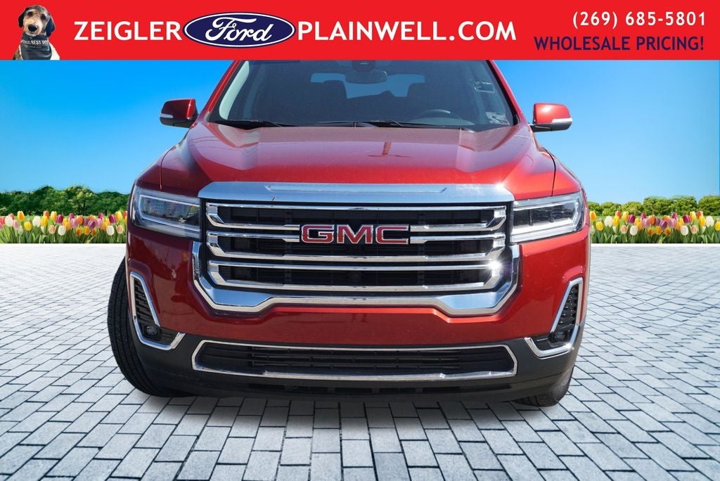 2023 GMC Acadia SLT HD CAMERA LANE KEEPING BLIS 3RD ROW SEAT 4X4