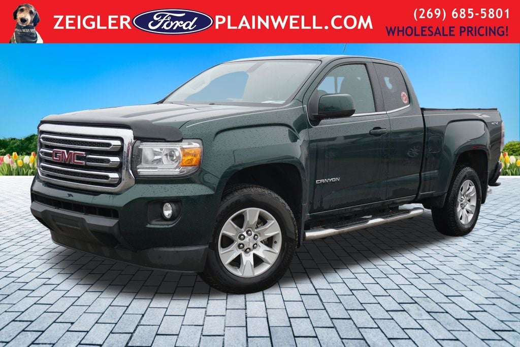 2015 GMC Canyon SLE1 Extended Cab 4x4 V6 Chrime Running Boards Tonneau