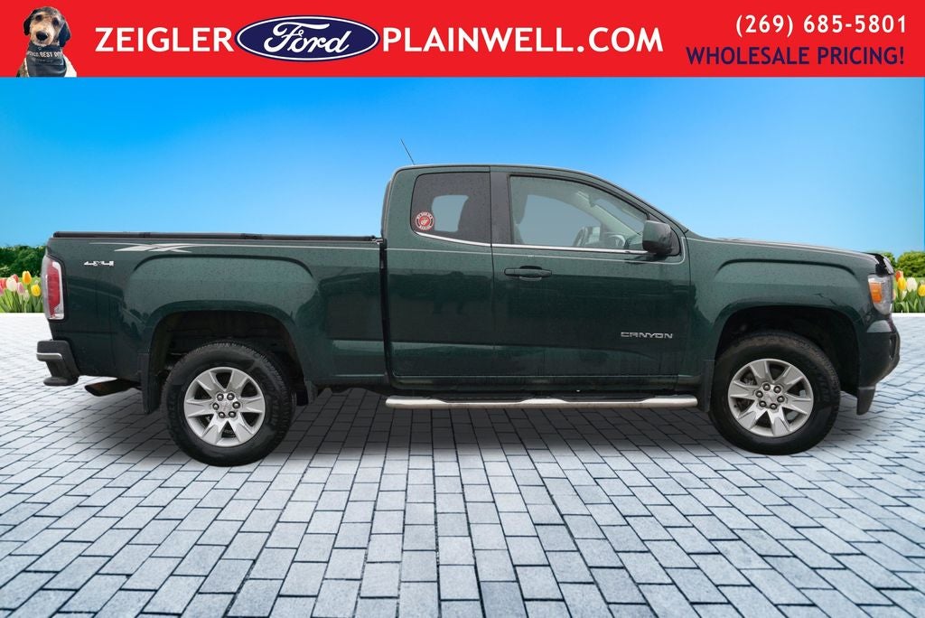 2015 GMC Canyon SLE1 Extended Cab 4x4 V6 Chrime Running Boards Tonneau