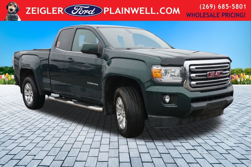 2015 GMC Canyon SLE1 Extended Cab 4x4 V6 Chrime Running Boards Tonneau