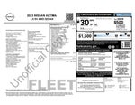 2023 Nissan Altima 2.5 SV AWD Single Panel Moonroof ProPILOT Assist R Camera