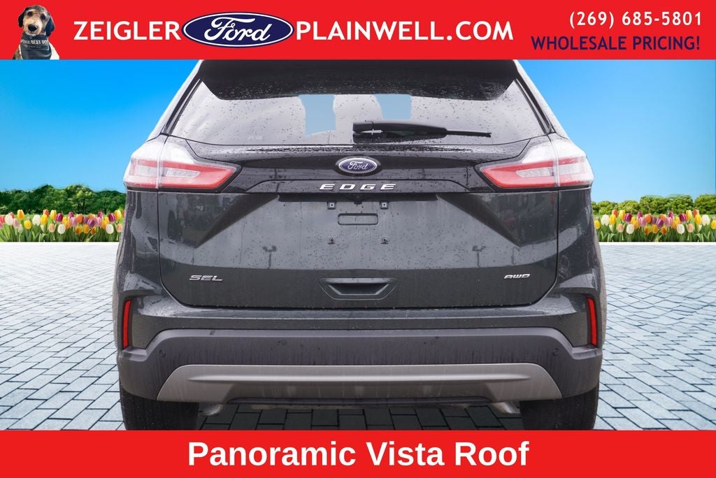 2024 Ford Edge SEL AWD Panoramic Vista Roof Heated Leather & Steering