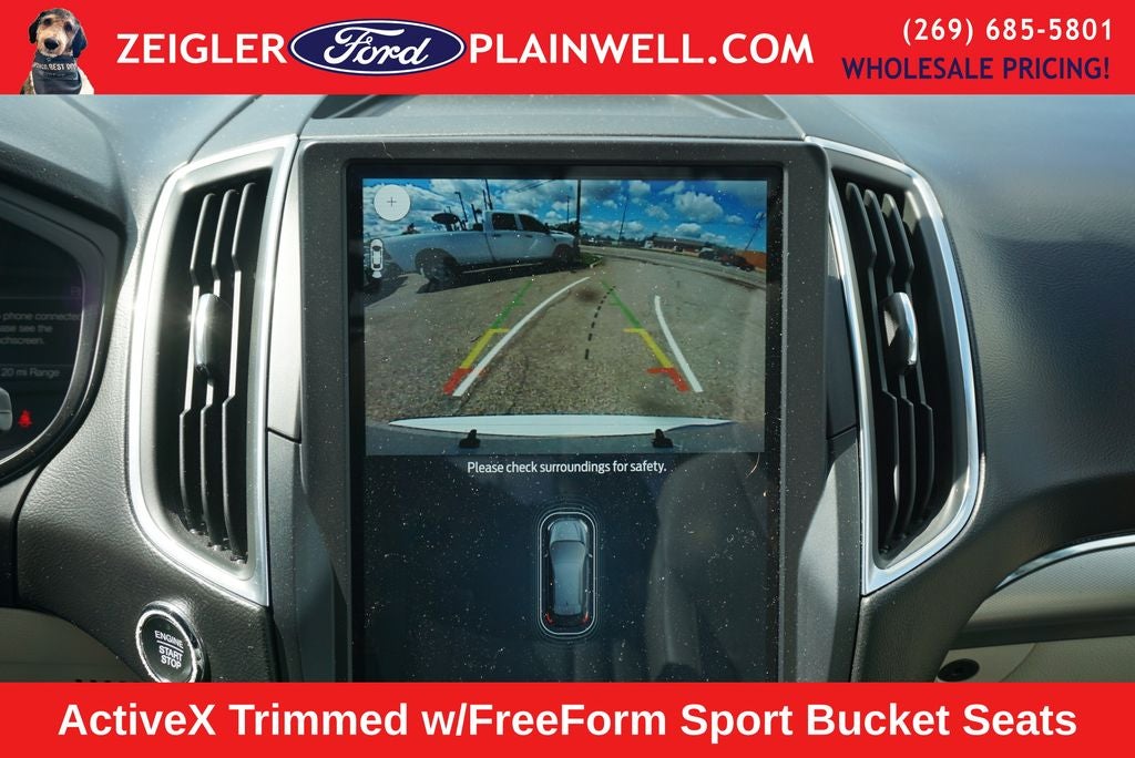 2024 Ford Edge Titanium AWD Panoramic Roof Heated Cooled Leather Navigatio