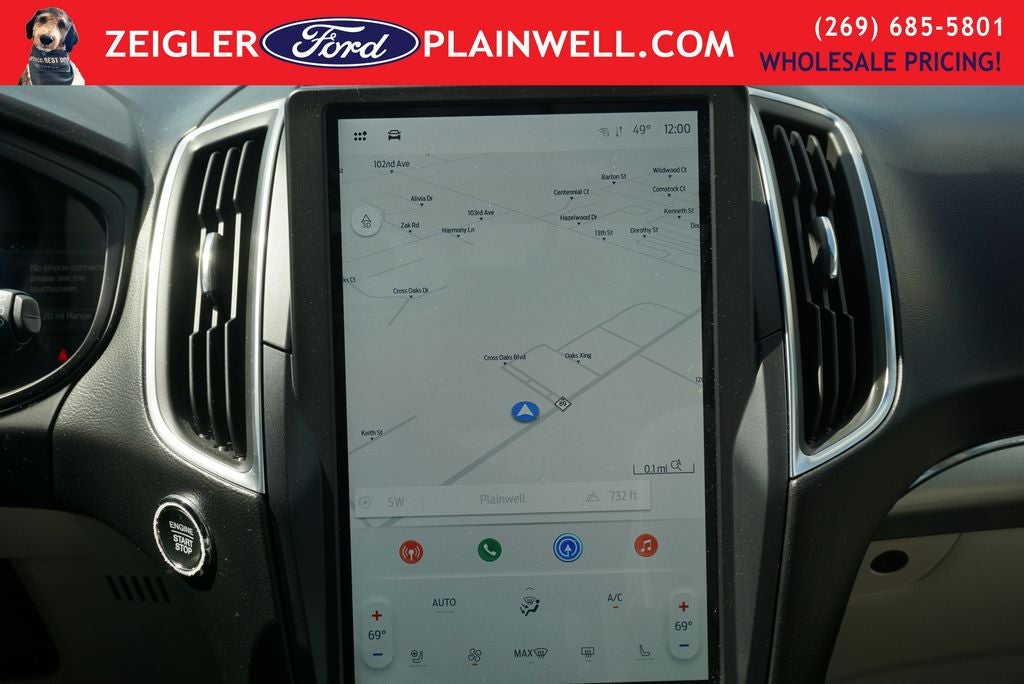 2024 Ford Edge Titanium AWD Panoramic Roof Heated Cooled Leather Navigatio