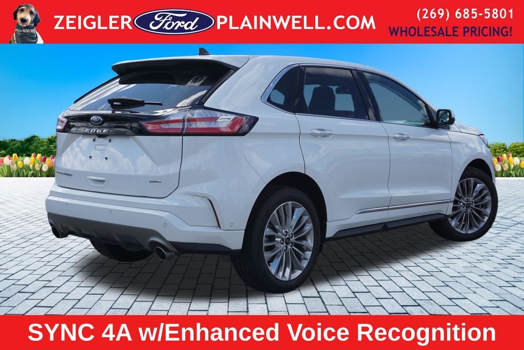 2024 Ford Edge Titanium AWD Panoramic Roof Heated Cooled Leather Navigatio