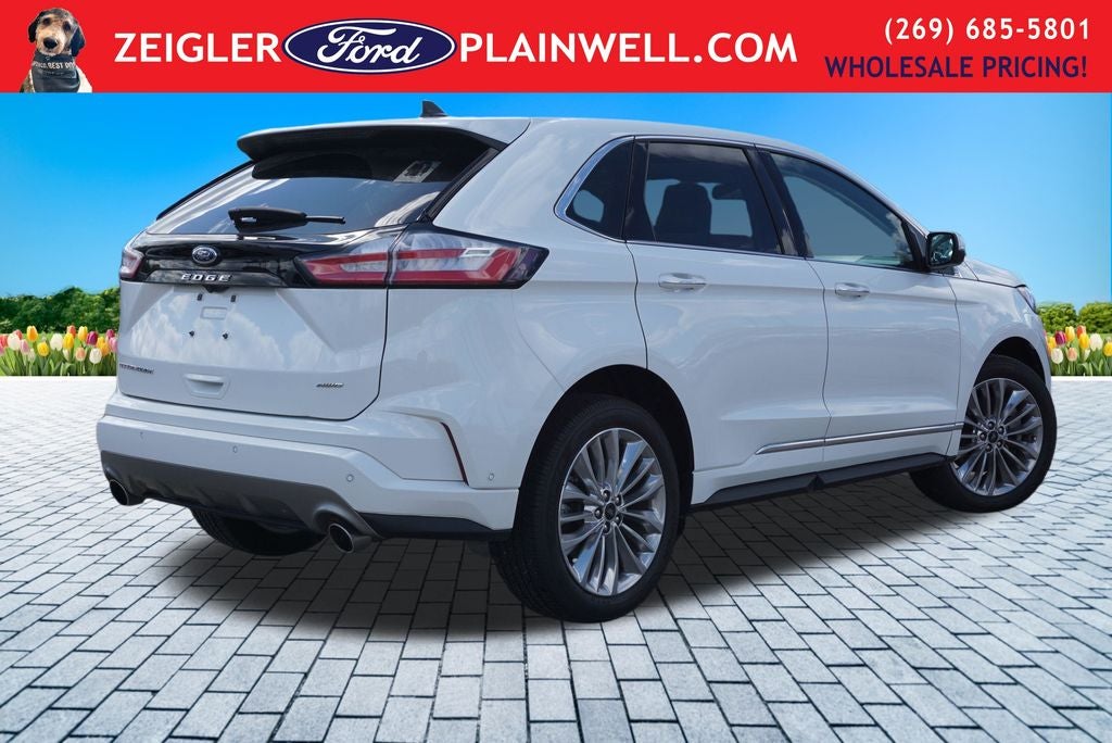 2024 Ford Edge Titanium AWD Panoramic Roof Heated Cooled Leather Navigatio