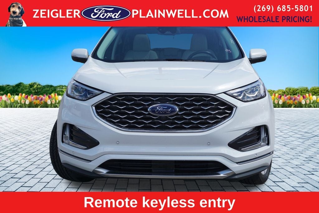 2024 Ford Edge Titanium AWD Panoramic Roof Heated Cooled Leather Navigatio