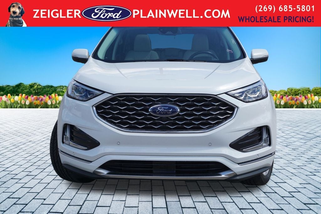 2024 Ford Edge Titanium AWD Panoramic Roof Heated Cooled Leather Navigatio