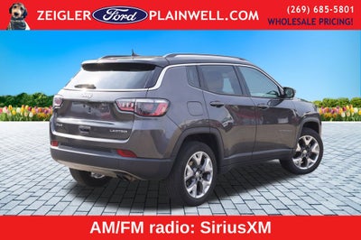 2021 Jeep Compass Limited 4x4 Leather Power Moonroof