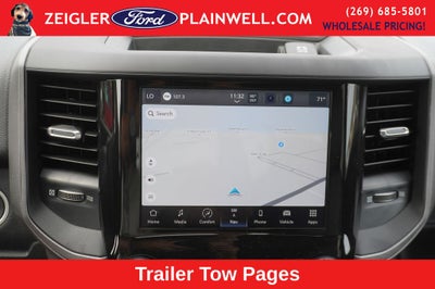 2023 RAM 3500 Tradesman 4x4 CREW CAB LONG BOX 6.4L V8 Nav HD Vinyl Seat Tr