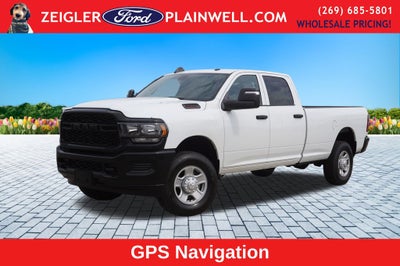 2023 RAM 3500 Tradesman 4x4 CREW CAB LONG BOX 6.4L V8 Navigation HD Vinyl