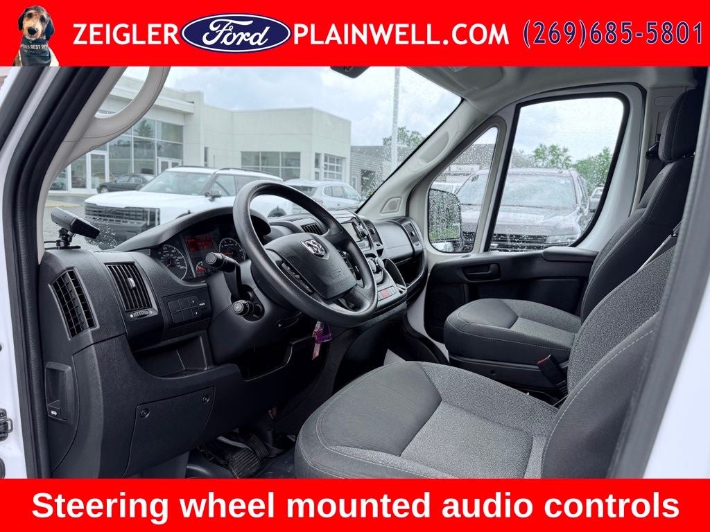 2021 RAM ProMaster 2500 High Roof High Roof 159" Wheelbase Cargo Van Rear Camera