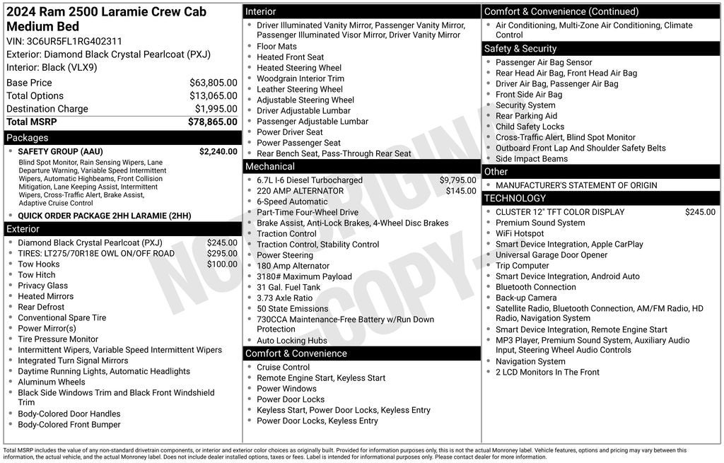 2024 RAM 2500 Laramie