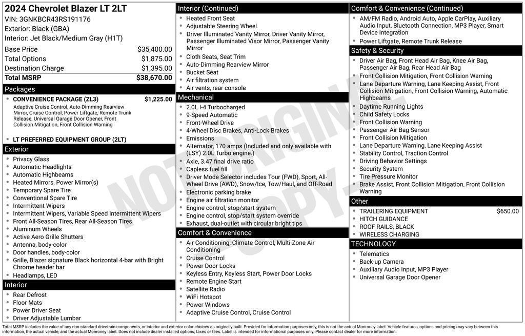 2024 Chevrolet Blazer LT