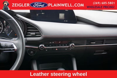 2024 Mazda Mazda3 2.5 S Carbon Edition AWD Moonroof Heated Red Leather Seats 18" Black Wh