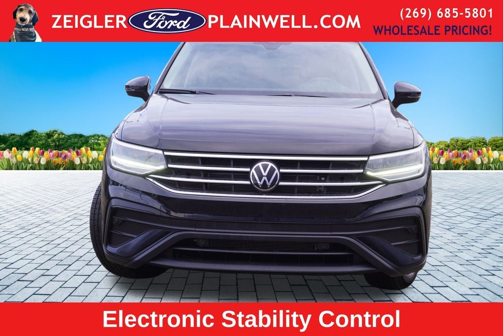 2024 Volkswagen Tiguan 2.0T SE Panoramic Moonroof Heated Leather Rear Camera 3rd