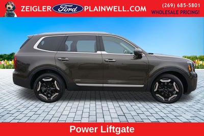 2025 Kia Telluride S V6 AWD Leather Power Moonroof Navigation Blis Blac