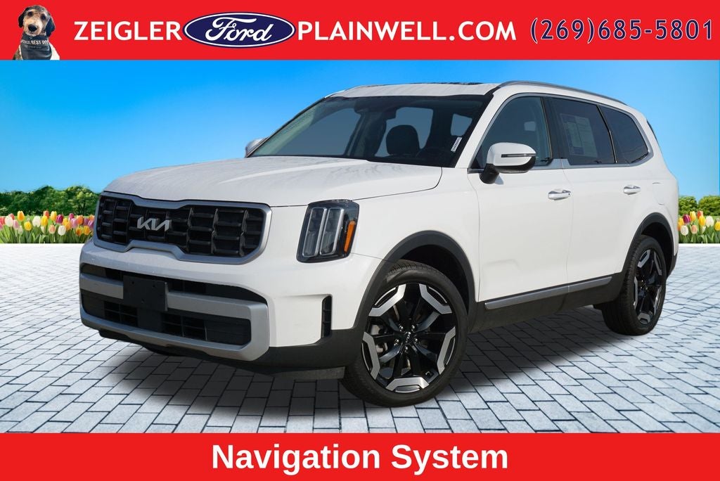 2025 Kia Telluride S AWD Power Moonroof Navigation Heated Leather