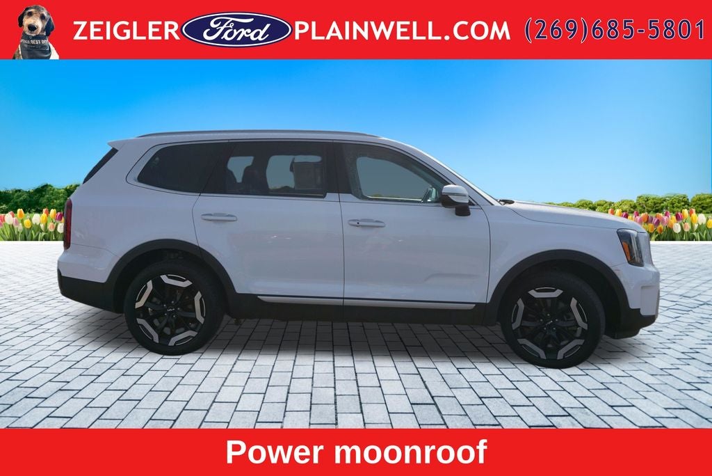 2025 Kia Telluride S AWD Power Moonroof Navigation Heated Leather