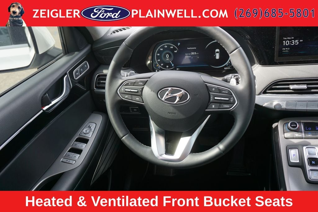 2022 Hyundai PALISADE Limited 4X4 Heated Leather Power Moonroof Navigation 3Rd R