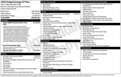 2022 Dodge Durango GT Plus