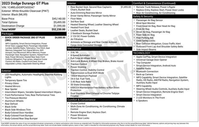 2023 Dodge Durango GT Plus AWD