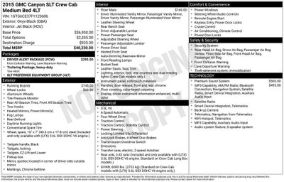 2015 GMC Canyon 4WD SLT