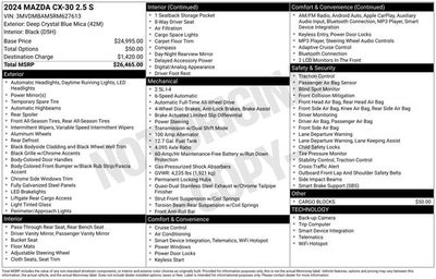 2024 Mazda Mazda CX-30 2.5 S