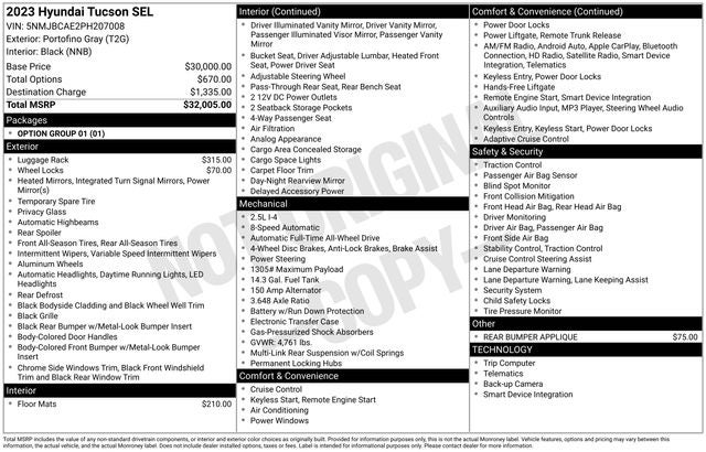 2023 Hyundai TUCSON SEL