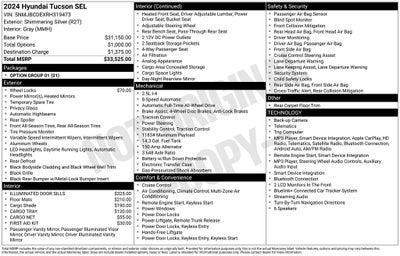 2024 Hyundai TUCSON SEL