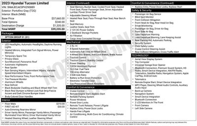 2023 Hyundai TUCSON Limited