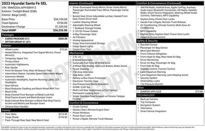 2023 Hyundai SANTA FE SEL