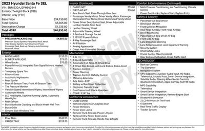 2023 Hyundai SANTA FE SEL