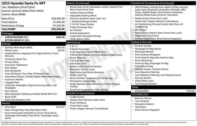 2023 Hyundai SANTA FE XRT
