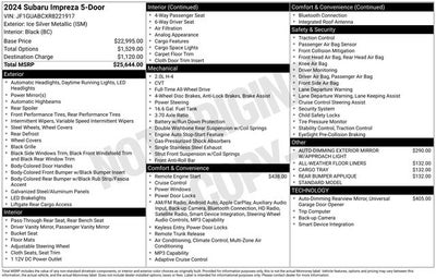 2024 Subaru Impreza Base