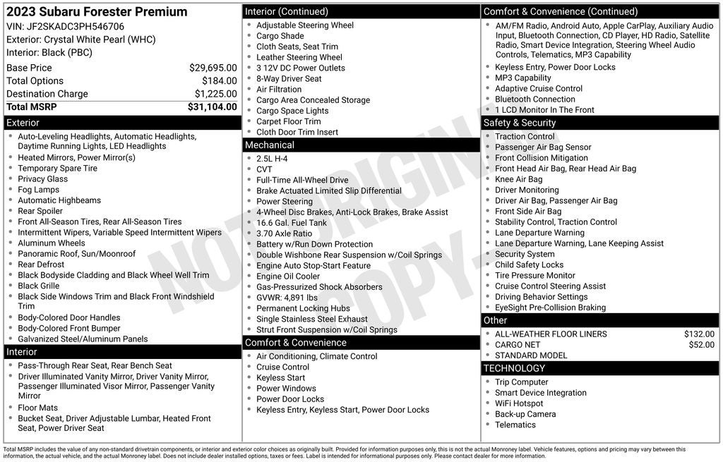 2023 Subaru Forester Premium