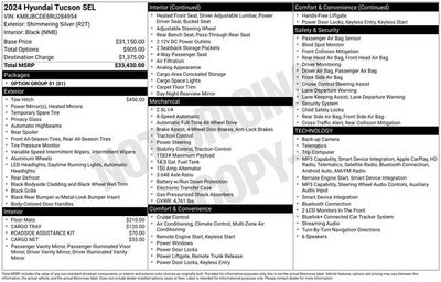 2024 Hyundai TUCSON SEL